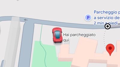  Google Maps su iPhone salva automaticamente il parcheggio e mostra l’icona della propria auto 
