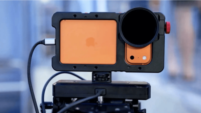  Quattro Iphone per riprendere la finale di calcio americano della MLS 