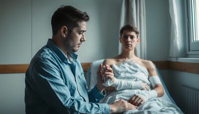  Achille Lauro consola e sostiene i feriti della tragedia di Crans-Montana 