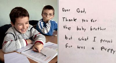  La maestra chiede ai bimbi di terza elementare di Scrivere lettere A Dio: le risposte sono spassosissime 