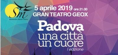  TEAM FOR CHILDREN/ Il 5 aprile l'evento musicale 'Padova una città un cuore' 