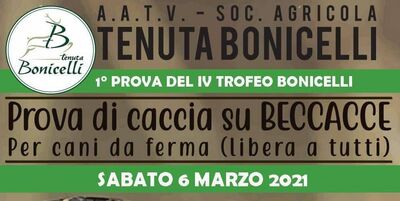  Tutto pronto per la prima prova del 4° Trofeo Tenuta Bonicelli 