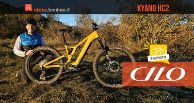  Test eMTB CILO Kyano HC2: mullet da enduro in carbonio 