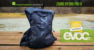  Test zaino-gilet EVOC Hydro Pro 6 con sacca idrica 