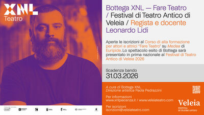  Bottega XNL con Leonardo Lidi. Corso gratuito di perfezionamento 2026 