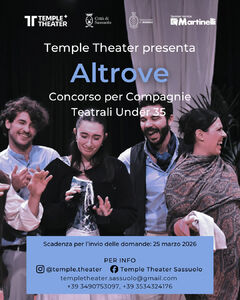  Altrove - Concorso per compagnie teatrali under 35. #sponsor 