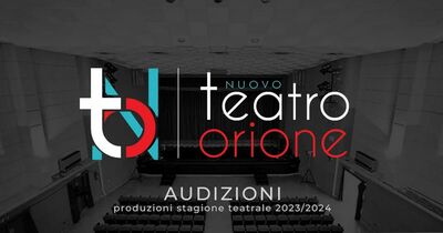  Audizioni al Teatro Orione di Palermo 
