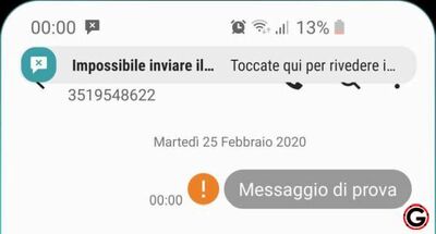  Samsung Galaxy S10: problema invio SMS. Come risolvere l'errore 