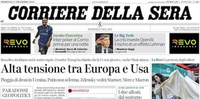  Le prime pagine di oggi 