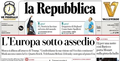  Le prime pagine di oggi 