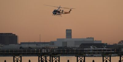  Un Aereo di linea si è scontrato con Un elicottero militare a Washington 