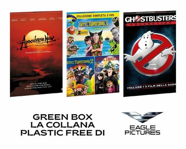  Eagle Pictures rivoluziona l'home-video: in arrivo i cofanetti Green plastic free 