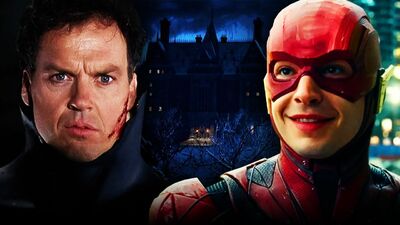  Flash: ecco il Bruce Wayne di Michael Keaton e Supergirl in costume! Le foto 