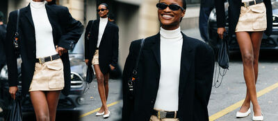  La combo dolcevita e minigonna abbandona gli Anni 60 e torna in chiave contemporanea 