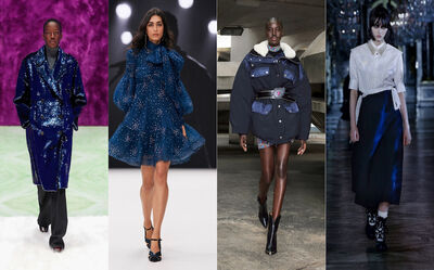  Blu: colore moda tendenza Autunno Inverno 2021 