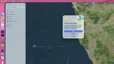  Apple Maps oggi è un po' pisana: l'app crasha se si zoomma su Livorno 
