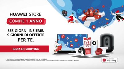  Vinci auricolari, smartphone e accessori per il primo anno del Huawei Store 
