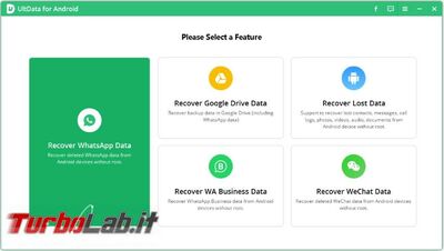  Recuperare messaggi cancellati di WhatsApp con UltData 
