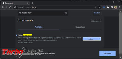  Come abilitare la modalità lettura su Chrome 