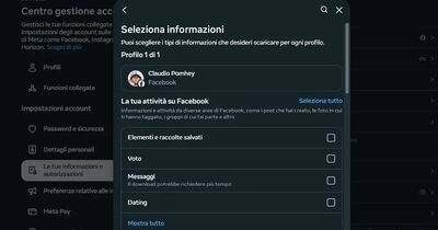  Come salvare sul Pc il profilo Facebook e Instagram 