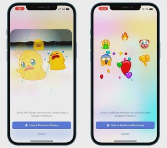  Telegram testando il nuovo Abbonamento Premium 