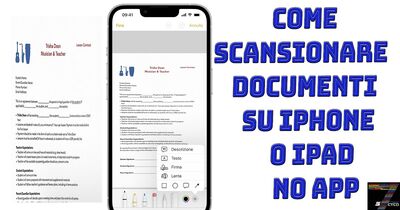 Come scansionare documenti su Iphone o iPad no APP 