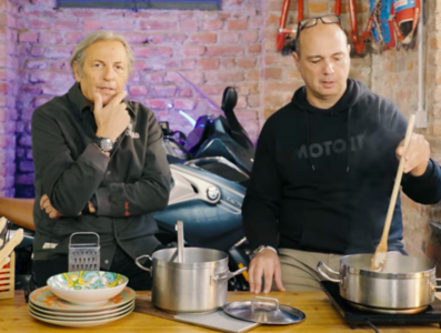  Tra moto e fornelli: abbiamo fatto il risotto allo chef La Mantia