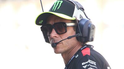  Motogp 2025. GP del Qatar. Valentino Rossi dal Qatar: Da stamani giro come una trottola