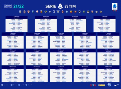  Calendario Serie A 2021/2022 e dove vederla 