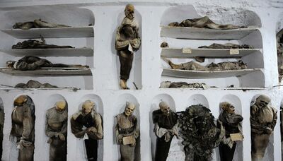  Questo è uno dei luoghi più inquietanti d'Italia: ci sono le mummie 