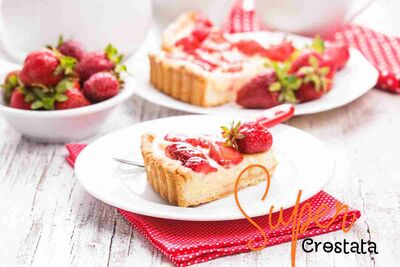  Crostata di fragole, Senza Uova nè burro: una vera specialità 