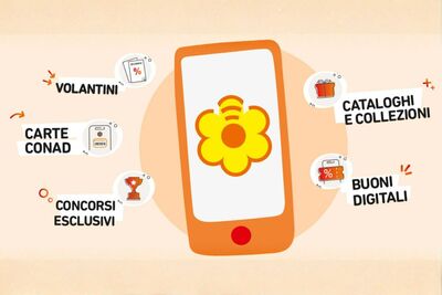  Ho scaricato l'app Hey Conad e quando faccio la spesa uso buoni e posso anche vincere dei premi 