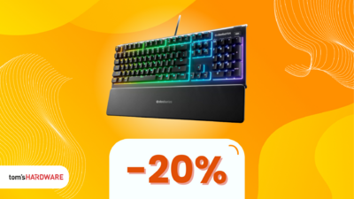  SteelSeries Apex 3, la tastiera resistente all'acqua che ogni Gamer dovrebbe avere, oggi IN SCONTO! -20% 