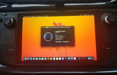  No, non è un fotomontaggio: macOS gira su Steam Deck 