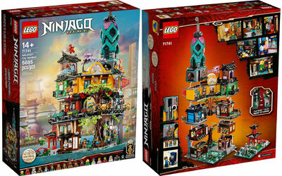  Lego MANIA. Continuiamo a costruire tutti insieme il set Lego NinjagoÂ  #71741 Giardini di Ninjago City 