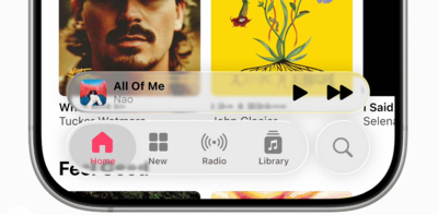  Con iOS 26.2 Apple ripristina il Liquid Glass 