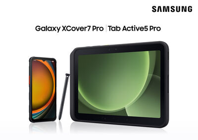  XCover 7 Pro e Tab Active5 Pro, Samsung rinnova la linea di prodotti per gli ambienti più difficili 
