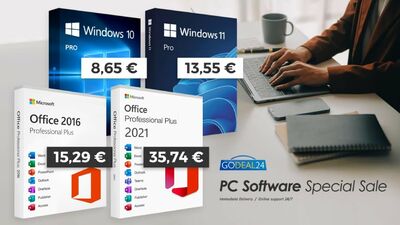  Office a vita e Windows 11 a partire da 10€ 