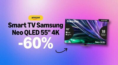  Smart Tv Samsung Neo QLED 55'': oggi il risparmio è del 60% (listino) 