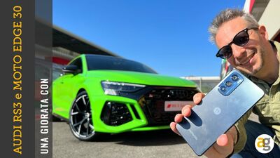  Audi Rs3 2022 e MOTO EDGE 30 Una giornata con 