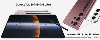  I premi Samsung per chi acquista Galaxy S22 e Galaxy Tab S8 e come richiederli 