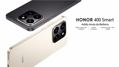  HONOR 400 Smart debutta in Italia: batteria infinita e AI a partire da 159,90 euro! 