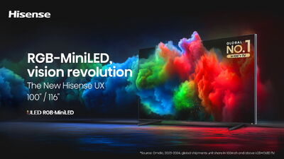  Hisense presenta il primo TV RGB MiniLED da 116 pollici al mondo 