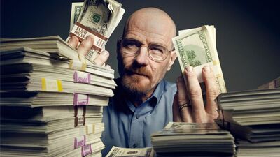  Action Figure Breaking Bad: Walter White, Jesse Pinkman, Saul Goodman e Gus Fring