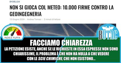  La moratoria sulla geoingegneria... 