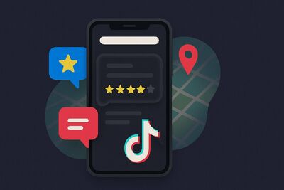  TikTok Come Google Maps: l'app introduce le recensioni nella sezione commenti 