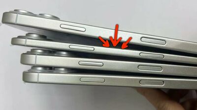  Iphone 17 Air è appena più spesso dei tasti laterali in queste immagini 