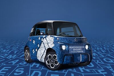  Citroen Ami, alla Design Milano Week 2025 con una livrea ispirata allo Scarabeo 