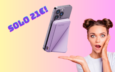  Iphone SEMPRE CARICO con il Caricatore portatile MAGNETICO a SOLI 21 EURO 