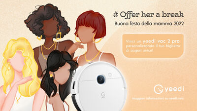  Per la Festa della Mamma il robot aspirapolvere Vac 2 pro, idea regalo di Yeedi 